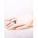 Leather Amber Adjustable Ring The Nefertiti, image , picture 3