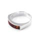 Men's Amber Ring In Sterling Silver The London, Ring Size: 6 / 16.5, image , picture 4