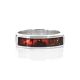 Men's Amber Ring In Sterling Silver The London, Ring Size: 6 / 16.5, image , picture 3