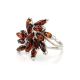 Cherry Amber Ring In Sterling Silver The Dahlia, Ring Size: 13 / 22, image , picture 5