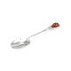 Sterling Silver Spoon With Cognac Amber, image , picture 2