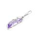 Refined Silver Pendant With Synthetic Amethyst The Serenade, image , picture 4