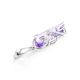 Refined Silver Pendant With Synthetic Amethyst The Serenade, image , picture 5