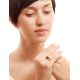 Sterling Silver Ring With Cognac Amber The Artemis, Ring Size: 13 / 22, image , picture 2