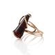 Adjustable Amber Ring In Gold-Plated Silver The Flamenco, Ring Size: Adjustable, image , picture 3