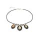 Multicolor Amber Necklace In Sterling Silver The Panther, image , picture 3