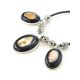 Multicolor Amber Necklace In Sterling Silver The Panther, image , picture 6