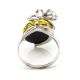 Green Amber Ring In Sterling Silver The Paradise, Ring Size: 13 / 22, image , picture 7