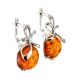 Charming Amber Earrings In Sterling Silver The Paradise, image , picture 4