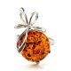 Delicate Amber Ring In Sterling Silver The Paradise, Ring Size: 12 / 21.5, image , picture 4