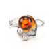 Sterling Silver Ring With Cognac Amber The Kalina, Ring Size: 12 / 21.5, image , picture 4