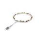 Silver Link Bracelet With Multicolor Amber, image , picture 4