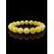 Bright Honey Amber Beaded Bracelet, image , picture 2