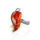 Adjustable Amber Ring In Gold Plated Silver The Rialto, Ring Size: Adjustable, image , picture 4