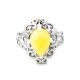 20's Style Amber Ring In Sterling Silver The Luxor, Ring Size: 11 / 20.5, image , picture 3