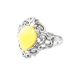 20's Style Amber Ring In Sterling Silver The Luxor, Ring Size: 11 / 20.5, image , picture 4