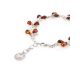 Amber Bracelet In Sterling Silver The Lily Of The Valley, image , picture 4
