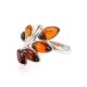 Cognac Amber Ring In Sterling Silver The Verbena, Ring Size: 9 / 19, image , picture 3
