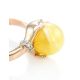 Gorgeous Amber Ring In Gold With Diamonds The Goddess, Ring Size: 5.5 / 16, image , picture 3
