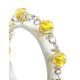 Lemon Amber Link Bracelet In Sterling Silver The Flamenco, image , picture 2