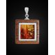 Ipe Brazilian Wood And Cognac Amber Pendant The Indonesia, image , picture 3