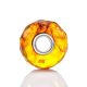 Faceted Amber Ball Charm, image , picture 4