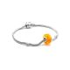Bright Honey Amber Ball Charm, image , picture 4