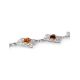 Cognac Amber Link Bracelet In Sterling Silver The Arabesque, image , picture 8