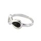 Sterling Silver Ring With Cherry Amber The Amour, Ring Size: 5 / 15.5, image , picture 4