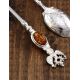 Sterling Silver Spoon With Cognac Amber, image , picture 2