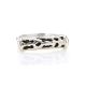 Extraordinary Silver Bar Ring With Caoutchouc The Kenya, Ring Size: 7 / 17.5, image , picture 4