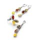 Trilogy Amber Ring In Sterling Silver The Casablanca, Ring Size: 6 / 16.5, image , picture 6