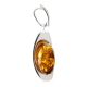 Futuristic Amber Pendant In Sterling Silver The Saturn, image , picture 4