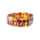 Cherry Amber Flat Beaded Stretch Bracelet, image , picture 4