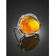 Handmade Amber Brooch In Sterling Silver The Rialto, image , picture 2