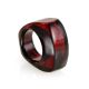Cherry Amber Cocktail Ring The Magma, image , picture 4