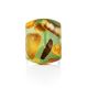 Open Ring With Honey Amber And Green Polymer The Dalmatian, Ring Size: Adjustable, image , picture 3