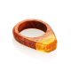 Redwood Ring With Lemon Amber The Indonesia, Ring Size: 10 / 20, image , picture 3