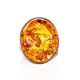 Bold Cognac Amber Ring In Sterling Silver The Glow, Ring Size: Adjustable, image , picture 4