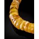 Honey Amber Beaded Necklace, image , picture 2