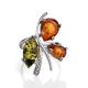 Multicolor Amber Ring In Sterling Silver The Verbena, Ring Size: 7 / 17.5, image , picture 4