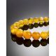 Bold Butterscotch Amber Beaded Necklace, image , picture 4