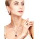 Bold Geometric Amber Ring In Sterling Silver The Hermitage, Ring Size: 11 / 20.5, image , picture 2