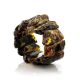 Bold Cognac Amber Beaded Bracelet The Volcano, image , picture 2