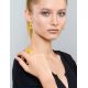 Luminous Lemon Amber Ring In Sterling Silver The Paris, Ring Size: 8 / 18, image , picture 3