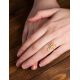 Floral Amber Ring In Sterling Silver The Verbena, Ring Size: 6 / 16.5, image , picture 2