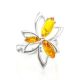 Lemon Amber Ring In Sterling Silver The Verbena, Ring Size: 9.5 / 19.5, image , picture 3