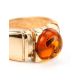 Cognac Amber Ring In Gold The Rondo, Ring Size: 13 / 22, image , picture 2