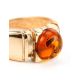 Cognac Amber Ring In Gold The Rondo, Ring Size: 7 / 17.5, image , picture 2
