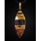 Honey Amber And Wood Pendant The Indonesia, image , picture 4